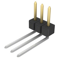 Sullins Connector Solutions - PBC03SBDN - CONN HEADER .100 SINGL R/A 3POS