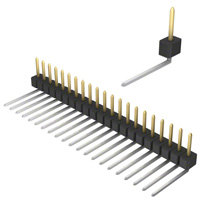 Sullins Connector Solutions - PBC21SBDN - CONN HEADER .100 SINGL R/A 21POS