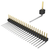 Sullins Connector Solutions - PBC22SBDN - CONN HEADER .100 SINGL R/A 22POS