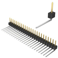 Sullins Connector Solutions - PBC24SBDN - CONN HEADER .100 SINGL R/A 24POS