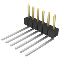 Sullins Connector Solutions - PBC06SBEN - CONN HEADER .100 SINGL R/A 6POS