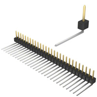 Sullins Connector Solutions - PBC28SBEN - CONN HEADER .100 SINGL R/A 28POS