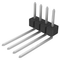 Sullins Connector Solutions - PEC04SBEN - CONN HEADER .100 SINGL R/A 4POS