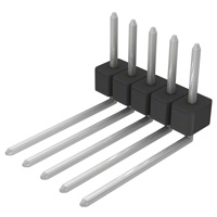 Sullins Connector Solutions - PEC05SBEN - CONN HEADER .100 SINGL R/A 5POS