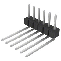 Sullins Connector Solutions - PEC06SBEN - CONN HEADER .100 SINGL R/A 6POS