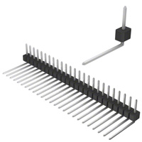 Sullins Connector Solutions - PEC25SBEN - CONN HEADER .100 SINGL R/A 25POS