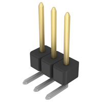 Sullins Connector Solutions - PBC03SGAN - CONN HEADER .100 SINGL R/A 3POS