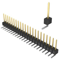 Sullins Connector Solutions - PBC22SGAN - CONN HEADER .100 SINGL R/A 22POS