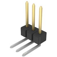 Sullins Connector Solutions - PBC03SGBN - CONN HEADER .100 SINGL R/A 3POS