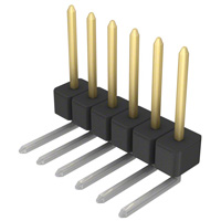 Sullins Connector Solutions - PBC06SGBN - CONN HEADER .100 SINGL R/A 6POS