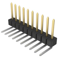 Sullins Connector Solutions - PBC10SGBN - CONN HEADER .100 SINGL R/A 10POS