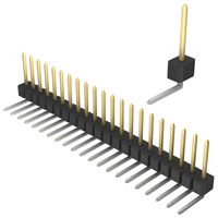 Sullins Connector Solutions - PBC21SGBN - CONN HEADER .100 SINGL R/A 21POS