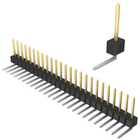 Sullins Connector Solutions - PBC25SGBN - CONN HEADER .100 SINGL R/A 25POS