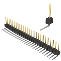 Sullins Connector Solutions - PBC26SGBN - CONN HEADER .100 SINGL R/A 26POS