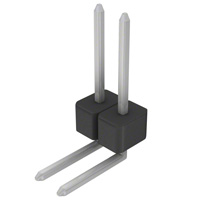 Sullins Connector Solutions - PEC02SGBN - CONN HEADER .100 SINGL R/A 2POS