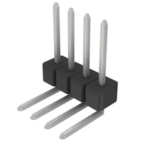 Sullins Connector Solutions - PEC04SGBN - CONN HEADER .100 SINGL R/A 4POS