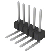 Sullins Connector Solutions - PEC05SGBN - CONN HEADER .100 SINGL R/A 5POS