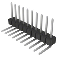 Sullins Connector Solutions - PEC10SGBN - CONN HEADER .100 SINGL R/A 10POS