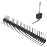 Sullins Connector Solutions - PEC29SGBN - CONN HEADER .100 SINGL R/A 29POS