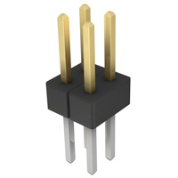 Sullins Connector Solutions - PBC02DABN - CONN HEADER .100 DUAL STR 4POS