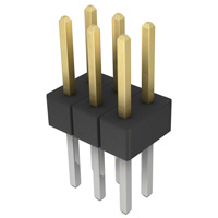 Sullins Connector Solutions - PBC03DABN - CONN HEADER .100 DUAL STR 6POS