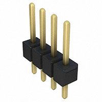 Sullins Connector Solutions - YMC04SAAN - HI-TEMP CONN HDR .100 SNGL 4POS