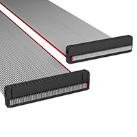 TE Connectivity AMP Connectors - A3BBB-5018G - IDC CABLE- ASR50B/AE50G/ASR50B