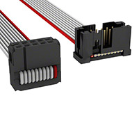 TE Connectivity AMP Connectors - A3BKB-1036G - IDC CABLE- ASR10B/AE10G/APK10B