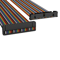 TE Connectivity AMP Connectors - A3BKB-4018M - IDC CABLE- ASR40B/AE40M/APK40B