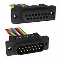 TE Connectivity AMP Connectors - A7MFB-1510M - CABLE D-SUB-AMP15B/AE15M/AFP15B