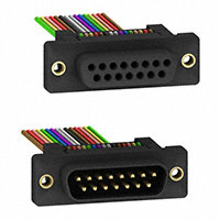 TE Connectivity AMP Connectors - A7NOB-1510M - CABLE D-SUB-AMN15B/AE15M/AFN15B