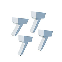 Wakefield-Vette - 3919000 - VM FOLDING FEET FOR ENCLSRE 2PCS