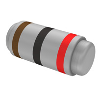 Yageo - MCF25SJR-1K - RES SMD 1K OHM 5% 1/4W MELF