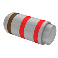 Yageo - MCF25SJR-1K2 - RES SMD 1.2K OHM 5% 1/4W MELF