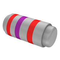 Yageo - MCF25SJR-2K7 - RES SMD 2.7K OHM 5% 1/4W MELF