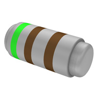 Yageo - MCF25SJR-510R - RES SMD 510 OHM 5% 1/4W MELF