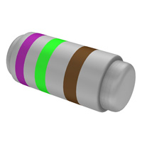 Yageo - MCF25SJR-750R - RES SMD 750 OHM 5% 1/4W MELF