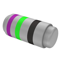 Yageo - MCF25SJR-75R - RES SMD 75 OHM 5% 1/4W MELF