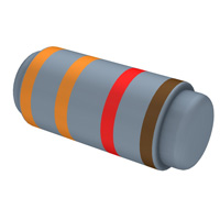 Yageo - MMP100FRF3K3 - RES SMD 3.3K OHM 1% 1W MELF