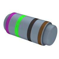 Yageo - MMP100FRF75R - RES SMD 75 OHM 1% 1W MELF