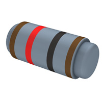 Yageo - MMP200FRF12R - RES SMD 12 OHM 1% 2W MELF