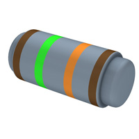 Yageo - MMP200FRF15K - RES SMD 15K OHM 1% 2W MELF