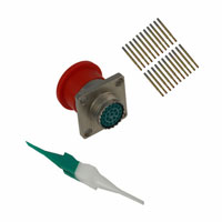 Amphenol Industrial Operations - AL00FD13-35S(IP) - CONN RECPT 22POS WALL MNT W/SCKT