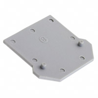 Amphenol PCD - ATB2EP - TERM BLCK DIN RAIL 5MM END PLATE