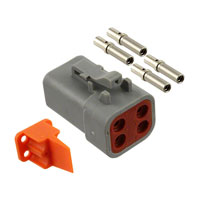 Amphenol Sine Systems Corp - ATP06-4S-KIT01 - ATP 4S KIT WEDGE & CONTACTS