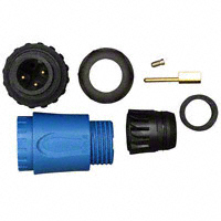 Amphenol Sine Systems Corp - C016 20H003 200 10 - CONN MALE PLUG 3+PE GOLD BLUE