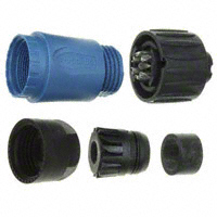 Amphenol Sine Systems Corp - C016 30D006 100 10 - CONN FEMALE PLUG 6+PE SILVER BLU