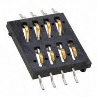 Amphenol-Tuchel Electronics - C707 10M006 0522 - CONN SIM CARD R/A SMD W/O SWITCH