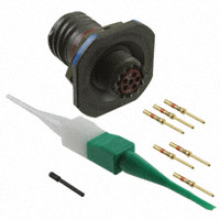 Amphenol Aerospace Operations - D38999/24WA35PN - CONN RCPT 6POS JAM NUT W/PINS