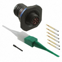 Amphenol Aerospace Operations - D38999/24WA35SN - CONN RCPT 6POS JAM NUT W/SCKT